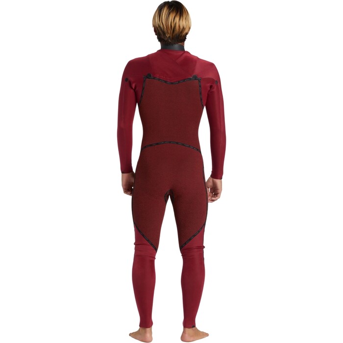 2024 Quiksilver Mens Mercury 4/3mm Chest Zip Wetsuit AQYW103116 - High Risk Red